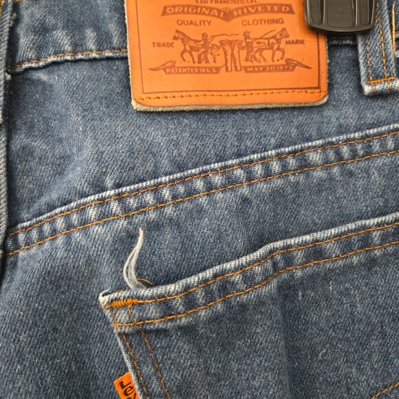 LEVIS Vintage 1982 Orange Tab 517 Jeans Size 33x30 40517-0915 - Picture 14 of 16